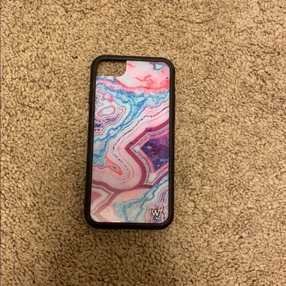 wildflower marble iphone 8 case